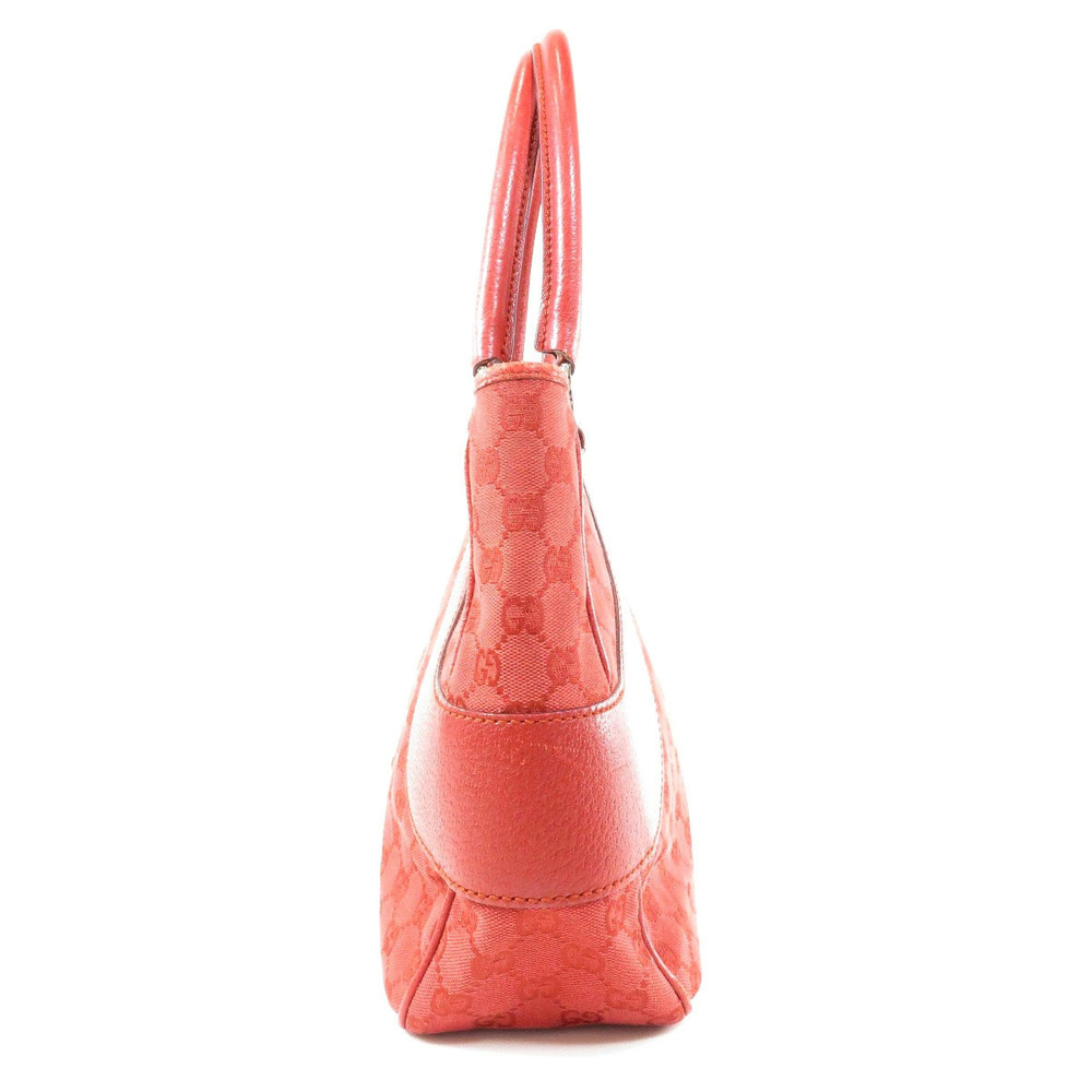 Gucci Leather Red bag Red tote Canvas GG Shoulder - Picture 3 of 11
